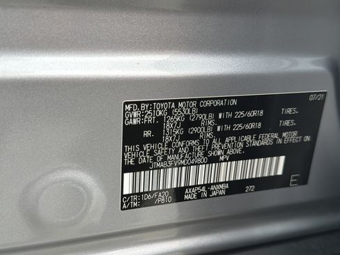 Certified 2021 Toyota RAV4 SE w/ Weather & Moonroof Package AWD/4WD image 27
