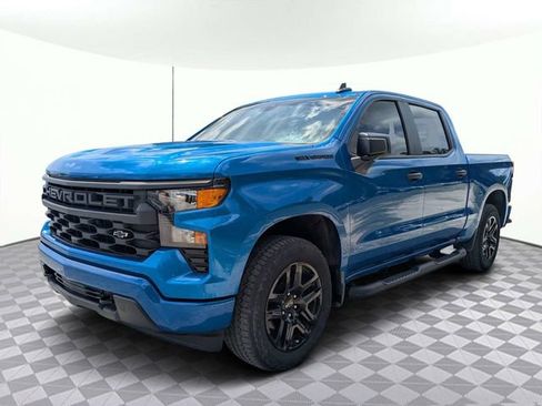Used 2024 Chevrolet Silverado 1500 Custom w/ Turbomax Blackout Package AWD/4WD image 8