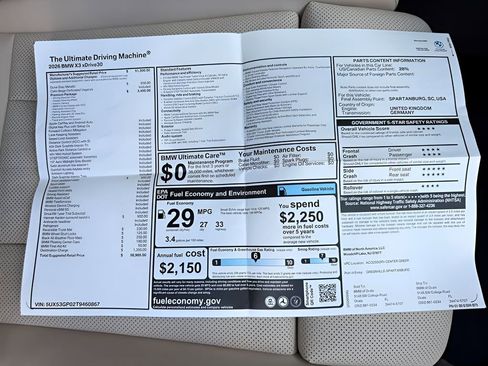 New 2026 BMW X3 xDrive30 w/ Premium Package AWD/4WD image 23