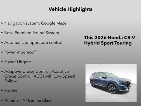 New 2026 Honda CR-V Sport Touring image 5