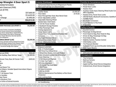 New 2026 Jeep Wrangler Sport S image 64