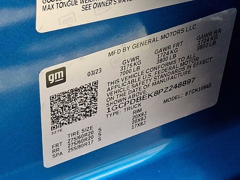 Used 2023 Chevrolet Silverado 1500 Custom w/ Rally Edition image 42