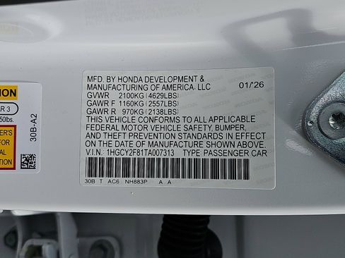 New 2026 Honda Accord Touring image 10