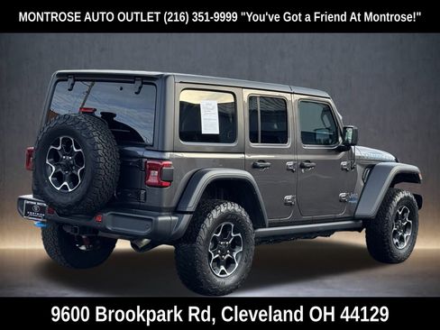 Used 2022 Jeep Wrangler Unlimited Rubicon 4xe w/ Cold Weather Group image 4