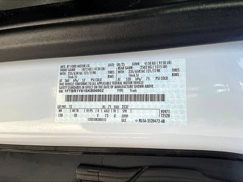 Used 2025 Ford Transit 250 Low Roof w/ Exterior Upgrade Package RWD image 16