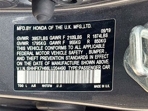 Used 2020 Honda Civic EX image 31
