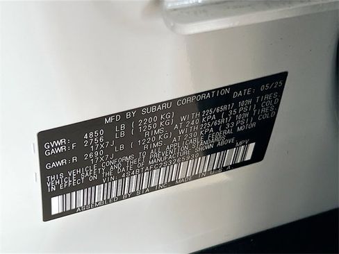 Certified 2025 Subaru Outback Premium w/ Popular Package #1A image 35