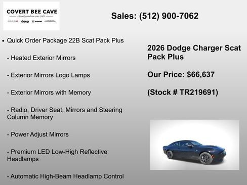 New 2026 Dodge Charger R/T Scat Pack image 24