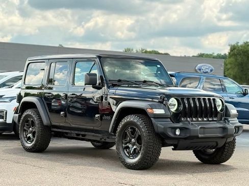 Used 2021 Jeep Wrangler Unlimited Sport w/ Sun And Sound Package AWD/4WD image 32