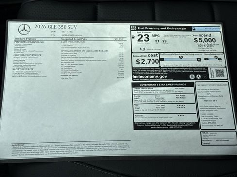 New 2026 Mercedes-Benz GLE 350 4MATIC image 34