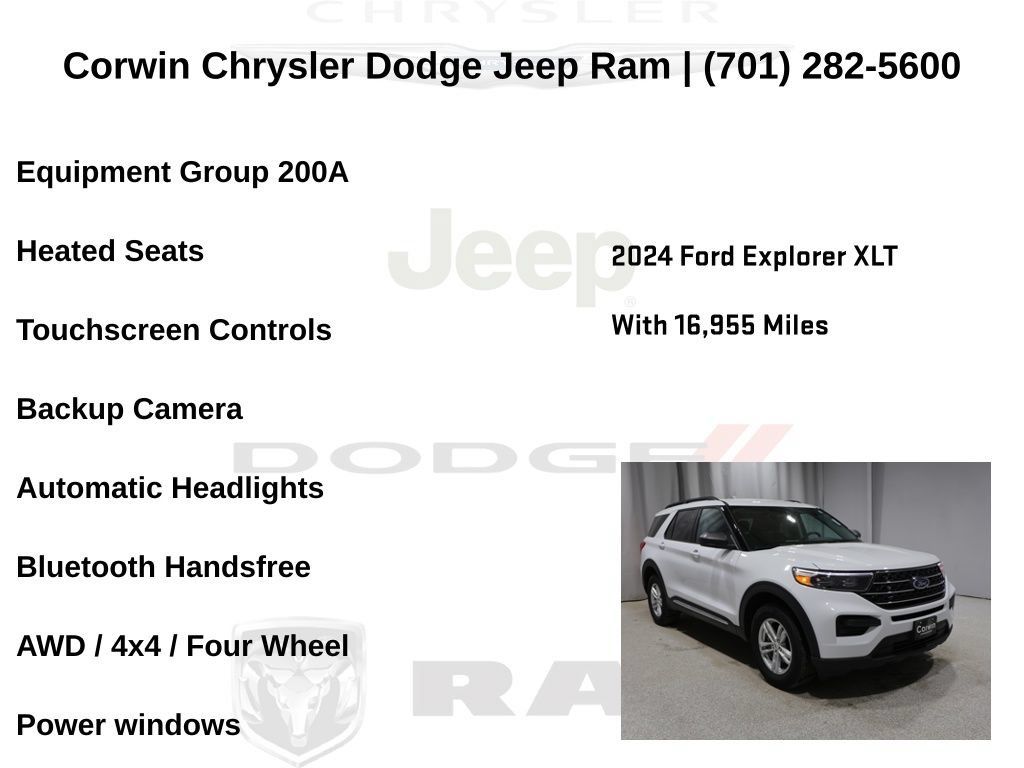 Used 2024 Ford Explorer XLT AWD/4WD image 6