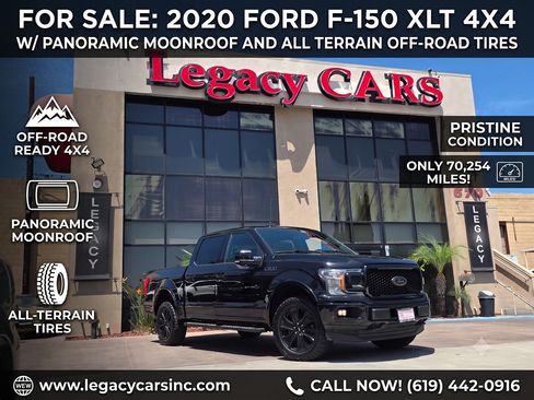 Used 2020 Ford F150 XLT w/ Equipment Group 302A Luxury AWD/4WD image 2