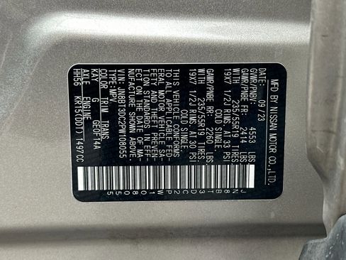 Certified 2023 Nissan Rogue Platinum w/ Platinum Premium Package image 30