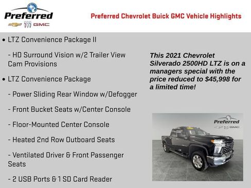Used 2021 Chevrolet Silverado 2500 LTZ w/ LTZ Plus Package AWD/4WD image 4