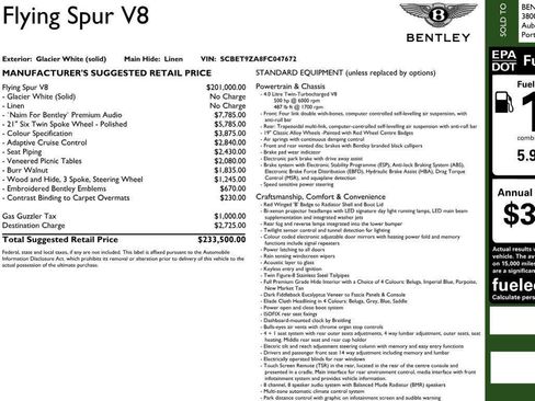 Used 2015 Bentley Flying Spur V8 AWD/4WD image 53
