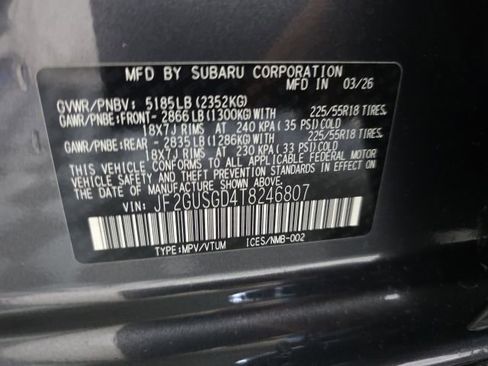 New 2026 Subaru Crosstrek 2.5i Sport AWD/4WD image 39