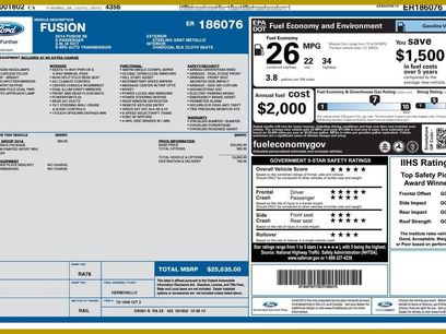 Used 2014 Ford Fusion SE w/ Equipment Group 201A