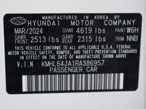 Certified 2024 Hyundai Sonata SEL AWD/4WD image 42
