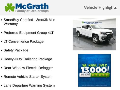 Used 2022 Chevrolet Colorado LT w/ Safety Package AWD/4WD image 6