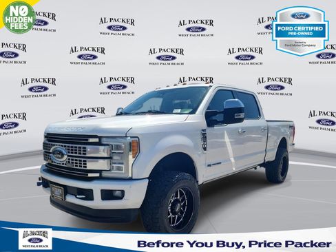 Certified 2017 Ford F350 Platinum w/ FX4 Off-Road Package AWD/4WD image 1