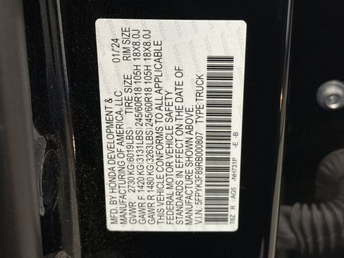 Used 2024 Honda Ridgeline Black Edition image 25