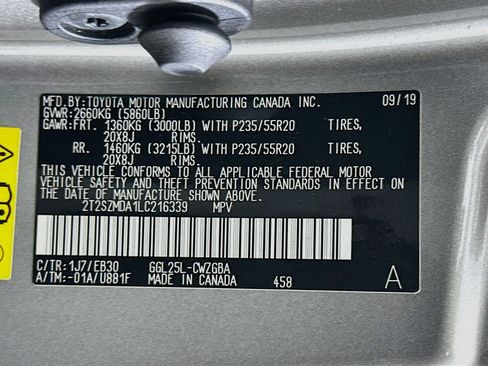 Used 2020 Lexus RX 350 F Sport w/ Accessory Package AWD/4WD image 12