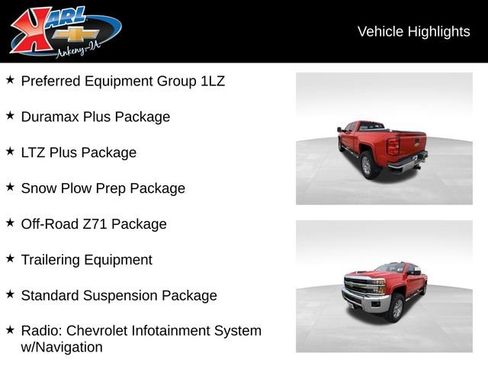 Used 2019 Chevrolet Silverado 2500 LTZ w/ Duramax Plus Package AWD/4WD image 2