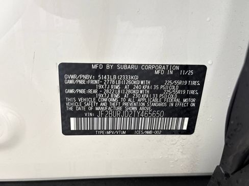 Certified 2026 Subaru Outback Touring XT AWD/4WD image 30