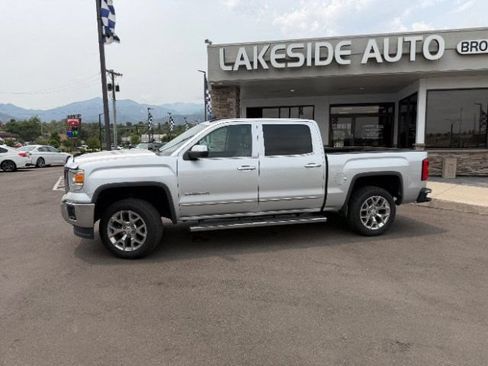Used 2015 GMC Sierra 1500 SLT w/ SLT Crew Cab Value Package RWD image 4