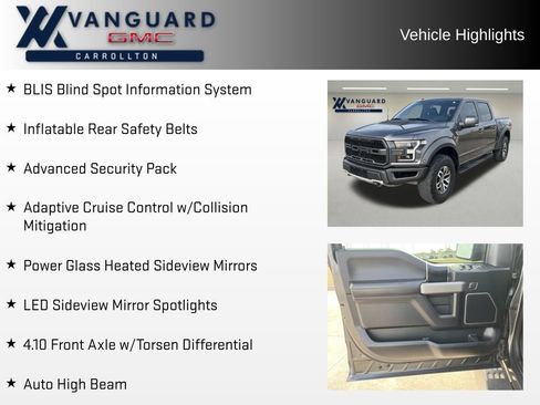 Used 2018 Ford F150 Raptor w/ Equipment Group 802A Luxury image 31