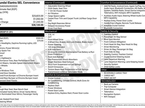 Used 2025 Hyundai Elantra SEL image 39