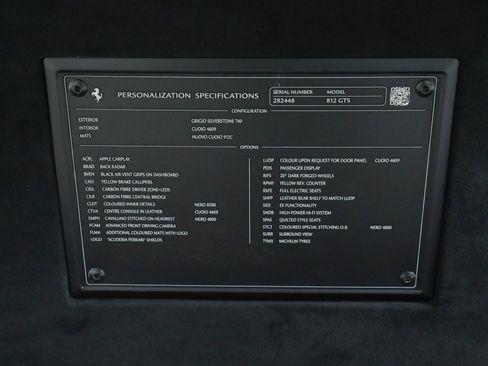 Certified 2022 Ferrari 812 GTS image 54