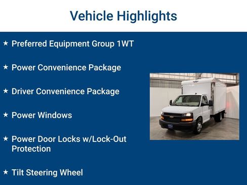 New 2025 Chevrolet Express 3500 w/ Power Convenience Package RWD image 3