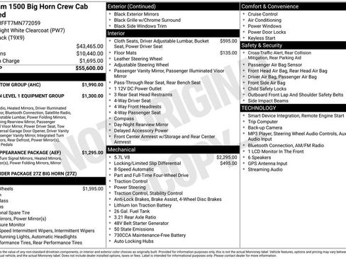 Used 2021 RAM 1500 Big Horn w/ Trailer Tow Group AWD/4WD image 38