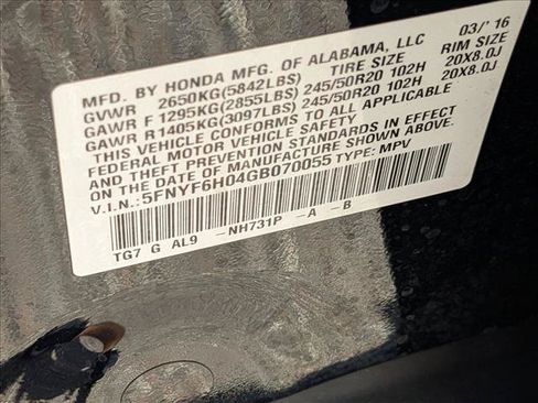 Used 2016 Honda Pilot Elite image 15