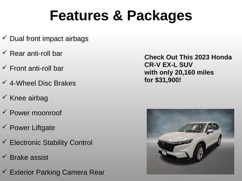 Certified 2023 Honda CR-V EX-L image 16