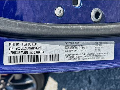 Used 2022 Dodge Challenger R/T Scat Pack w/ Scat Pack Stripe RWD image 33