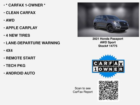 Used 2021 Honda Passport Sport image 7