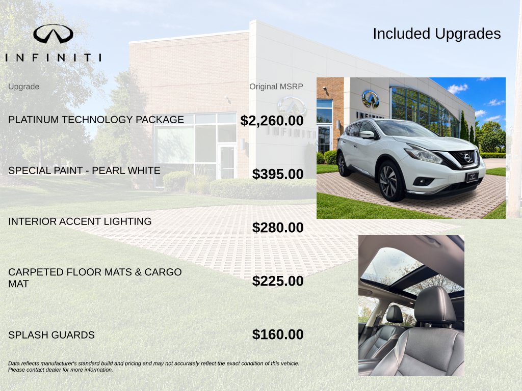 Used 2016 Nissan Murano Platinum w/ Platinum Technology Package AWD/4WD image 6