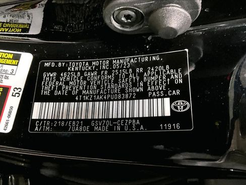 Certified 2023 Toyota Camry TRD w/ TRD Package w/JBL Audio image 33