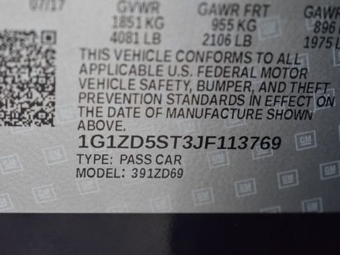 Certified 2018 Chevrolet Malibu LT FWD image 37