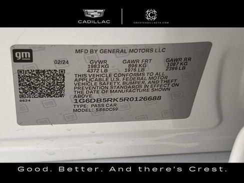 Certified 2024 Cadillac CT4 Premium Luxury w/ Climate Package RWD image 34