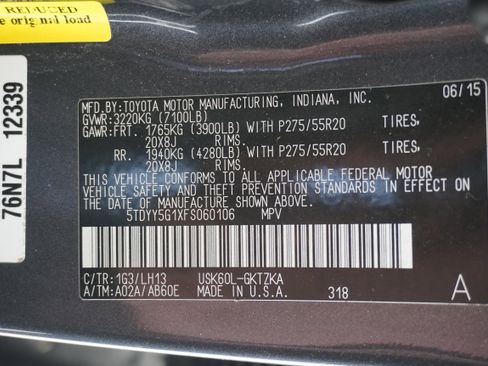 Used 2015 Toyota Sequoia Platinum image 35