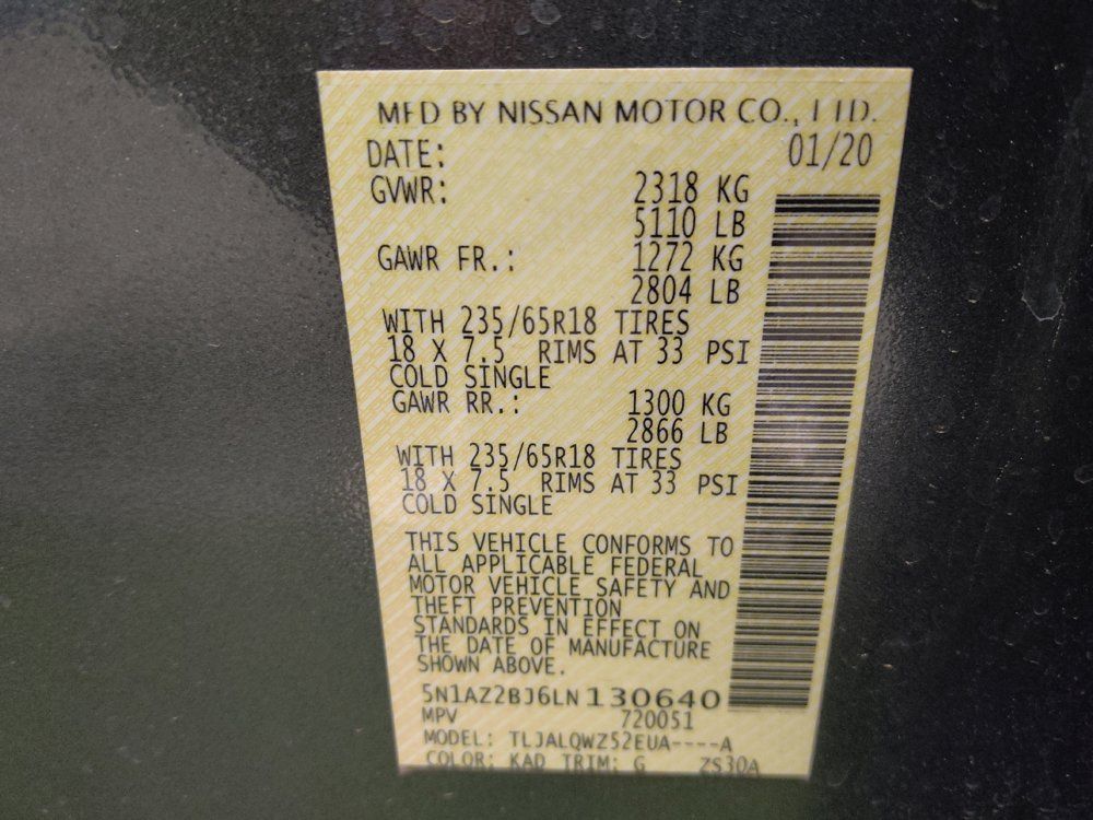 Used 2020 Nissan Murano SV FWD image 33