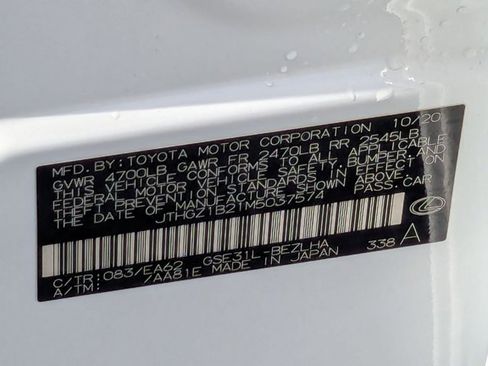 Used 2021 Lexus IS 350 F Sport w/ Accessory Package image 22