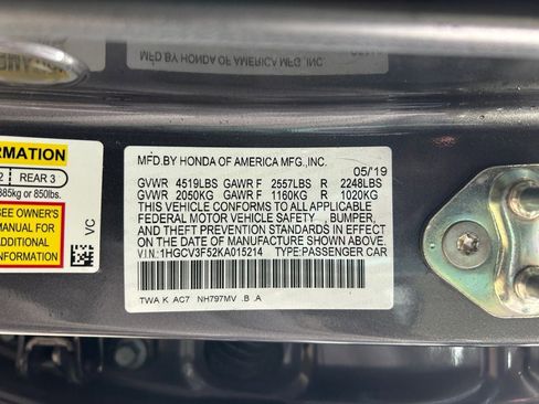 Used 2019 Honda Accord EX-L image 35
