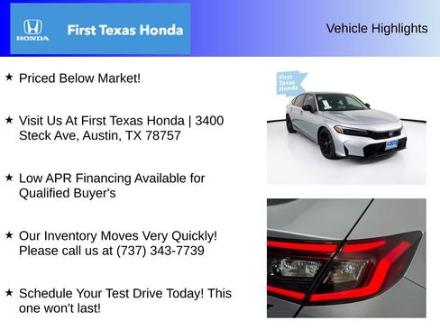 New 2026 Honda Civic Sport image 5