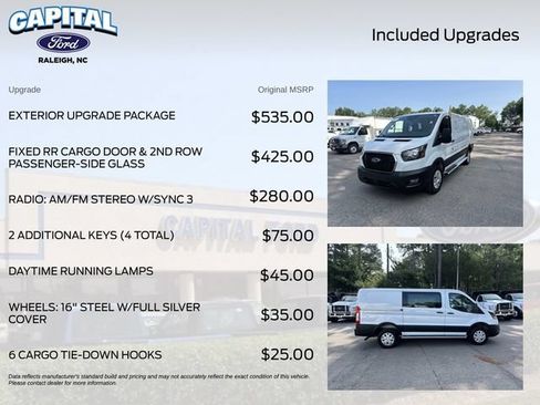 Certified 2025 Ford Transit 250 Low Roof w/ Exterior Upgrade Package RWD image 3