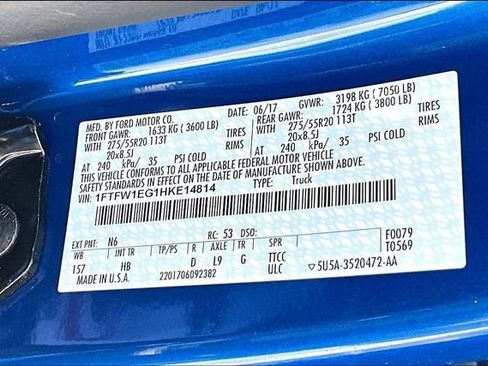 Used 2017 Ford F150 Lariat w/ Equipment Group 502A Luxury image 20