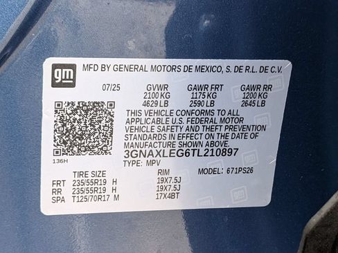 Used 2026 Chevrolet Equinox RS w/ LPO, Floor Liner Package FWD image 33
